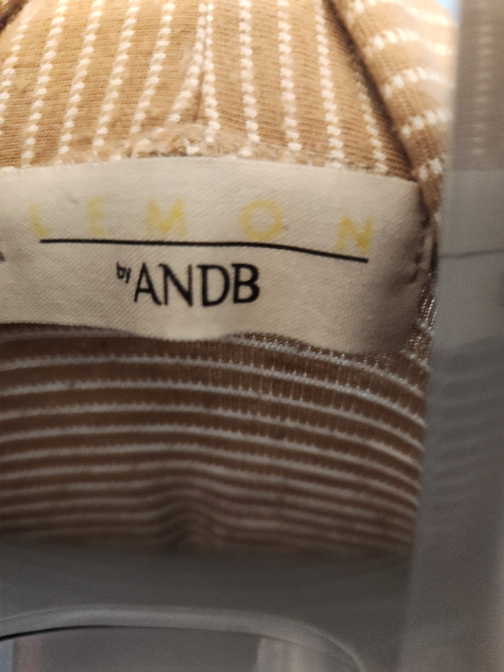 Lemon Tan Ribbed Long Open-Front Cardigan - Picture 4 of 7